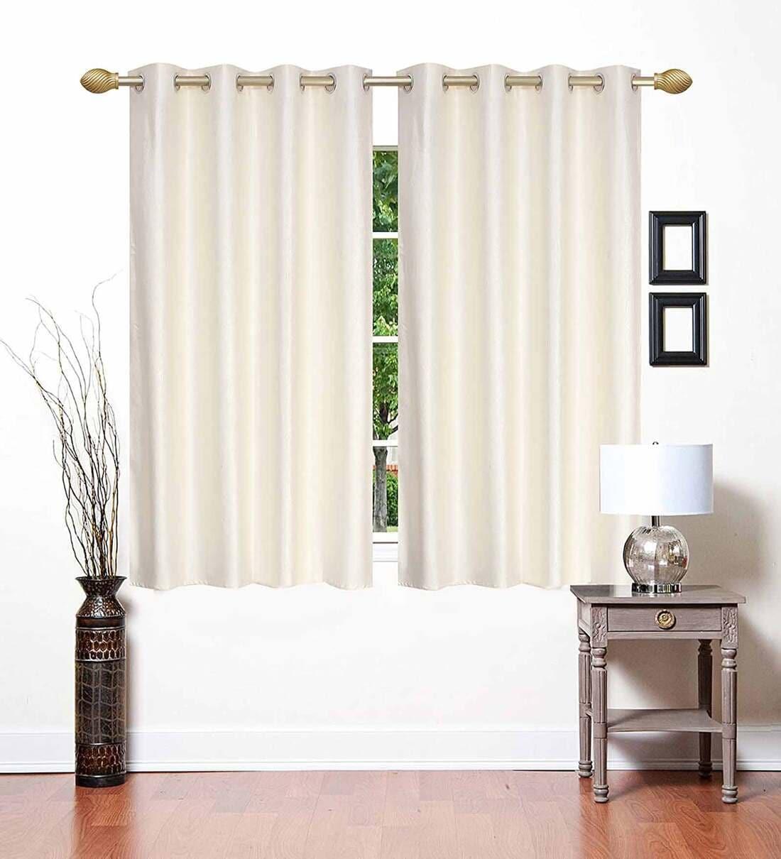 Sheer Curtain White 5ft