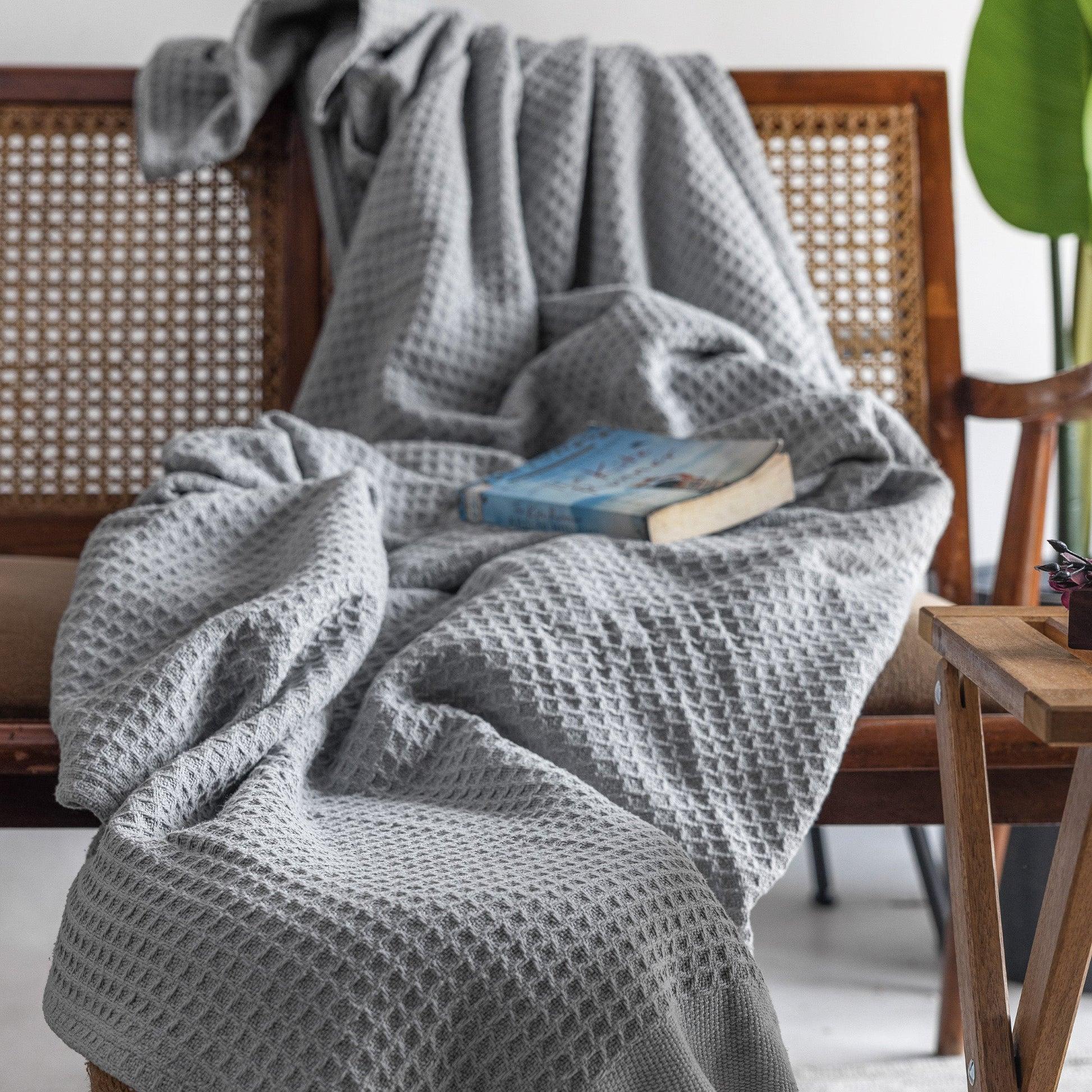 Winter Blanket Double Grey 90x100