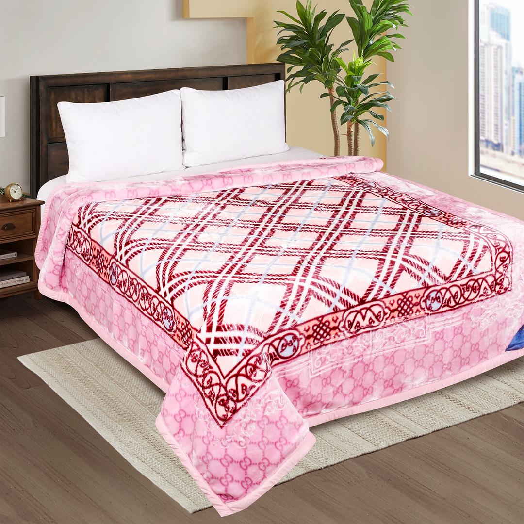 Lightweight Blanket Pink Single 60x90