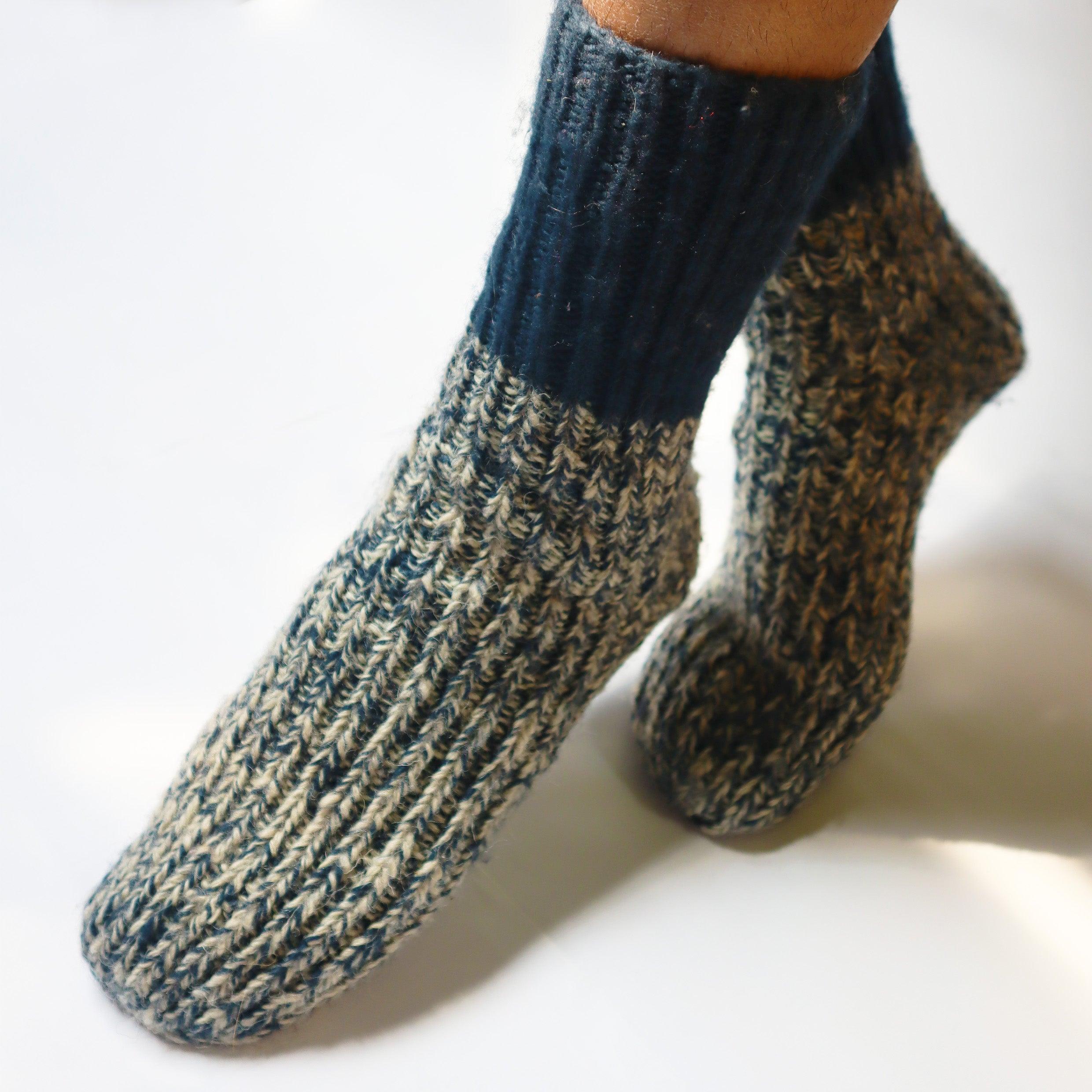 Woolen Socks Grey Winter Free Size