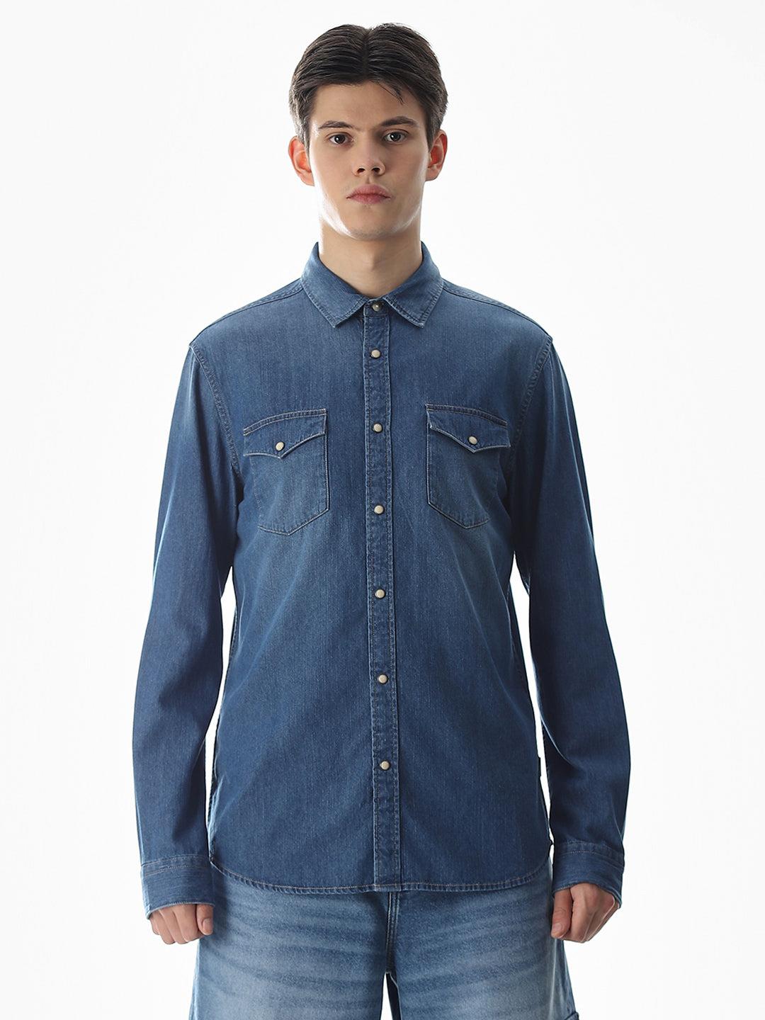 Denim Shirt Blue M